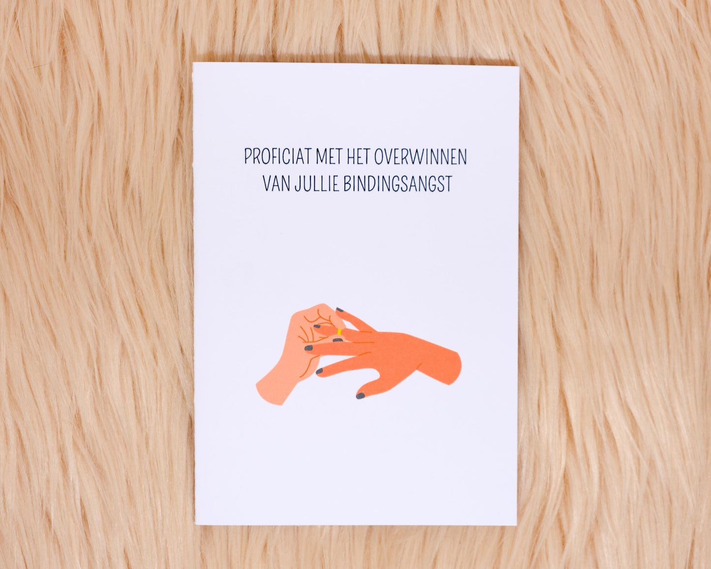 Proficiat met het overwinnen van jullie bindingsangst