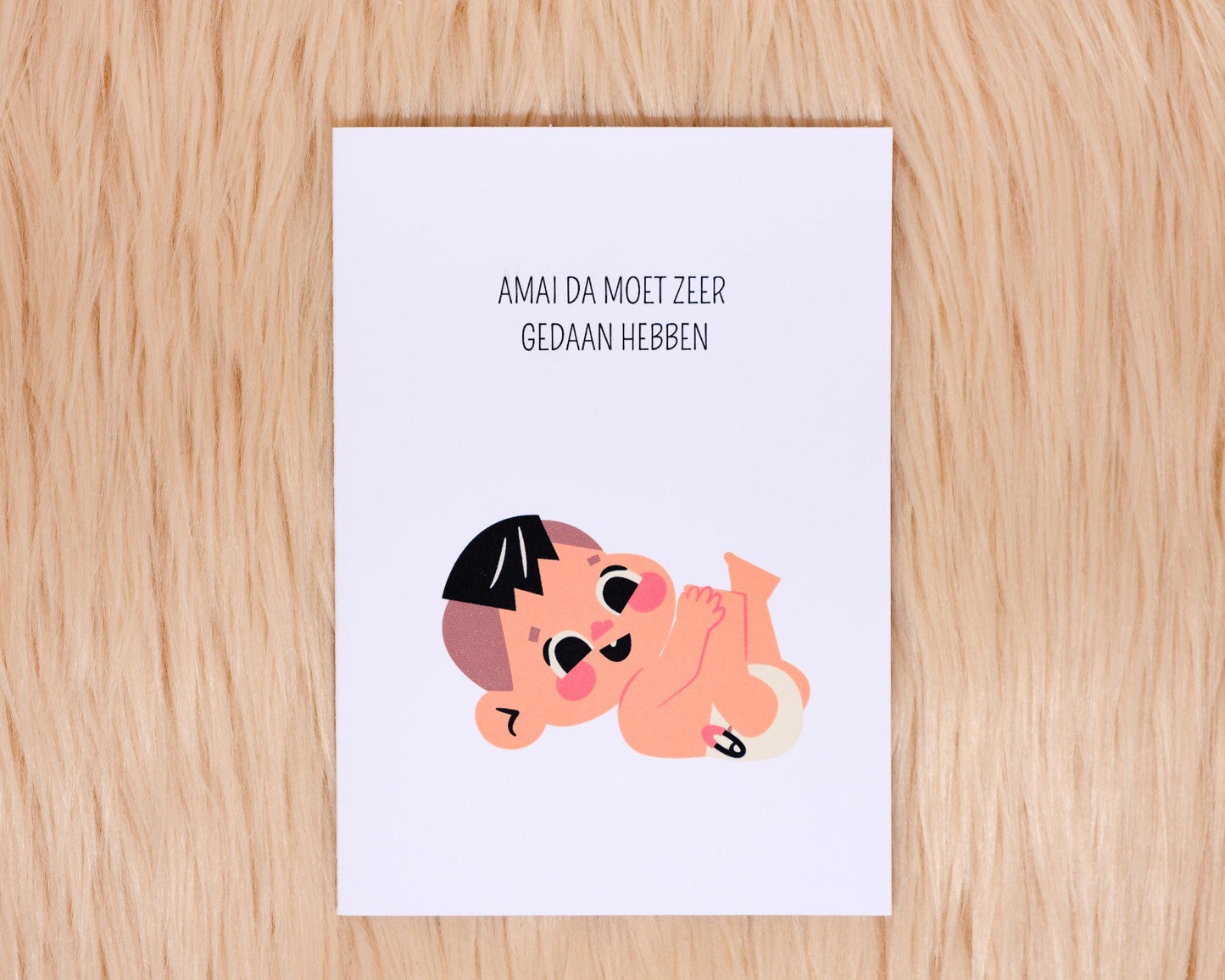 Amai da moet zeer gedaan hebben