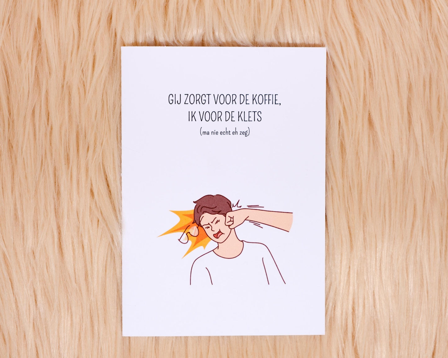 Gij zorgt voor de koffie, ik voor de klets (ma nie echt eh zeg)