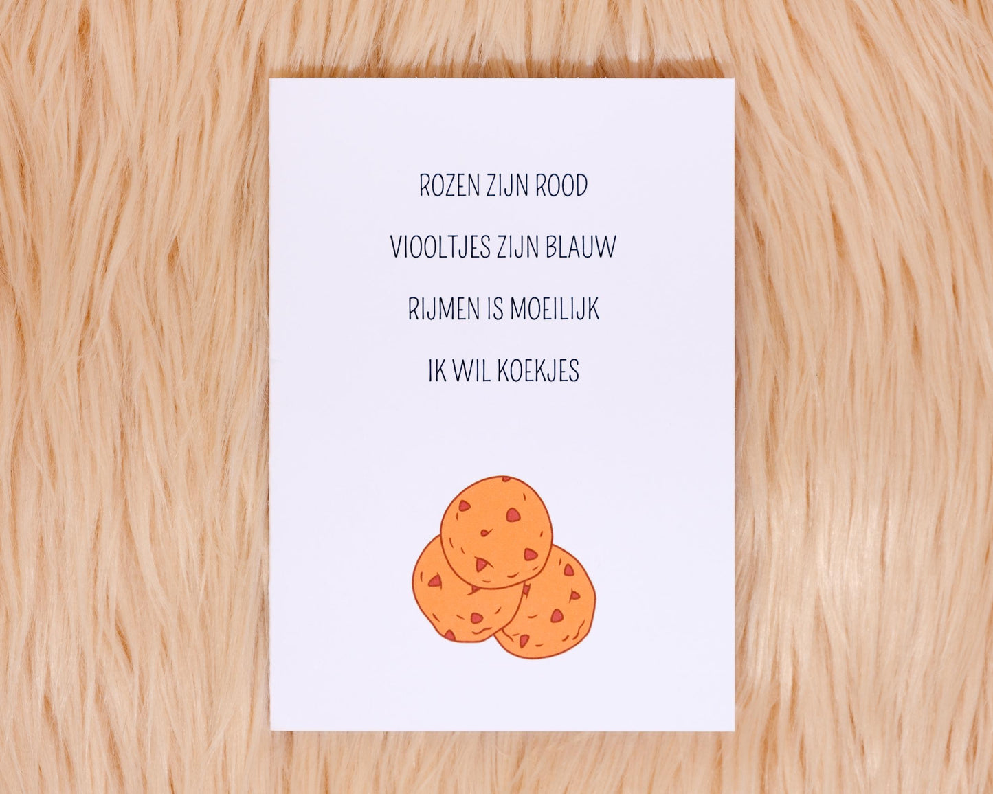 Rozen zijn rood... Ik wil koekjes