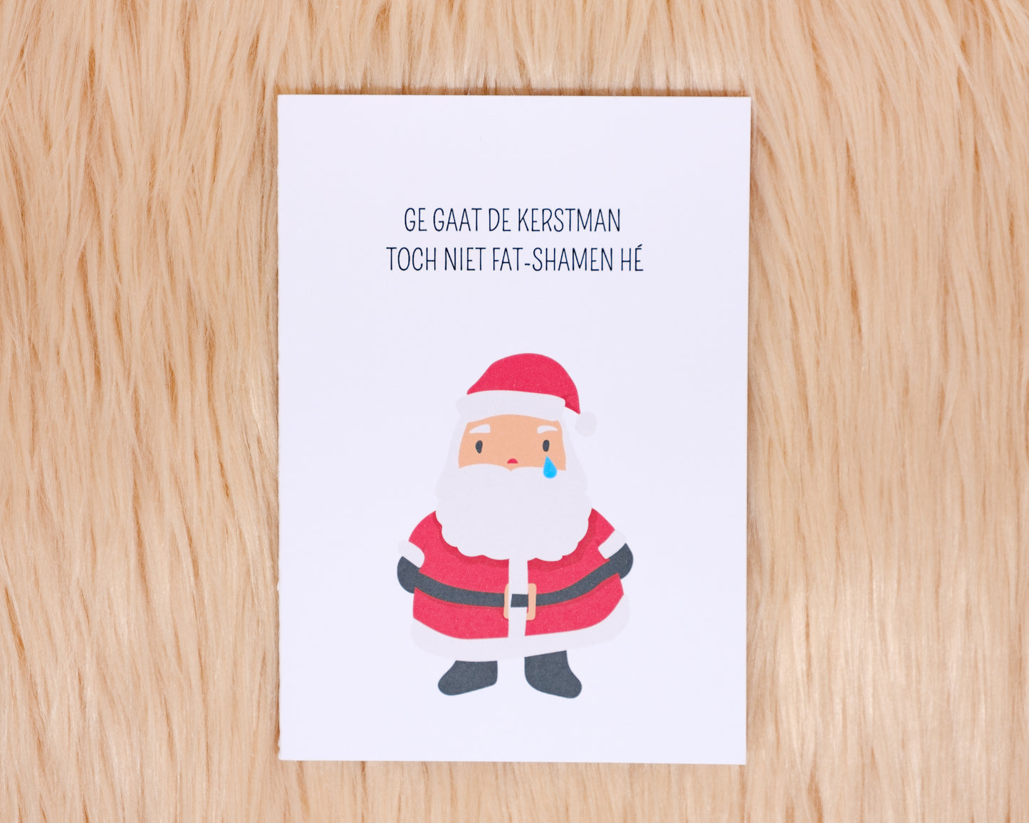 Ge gaat de kerstman toch niet fat-shamen he?