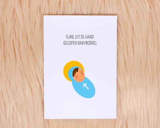 Fijne uit de hand gelopen babyborrel