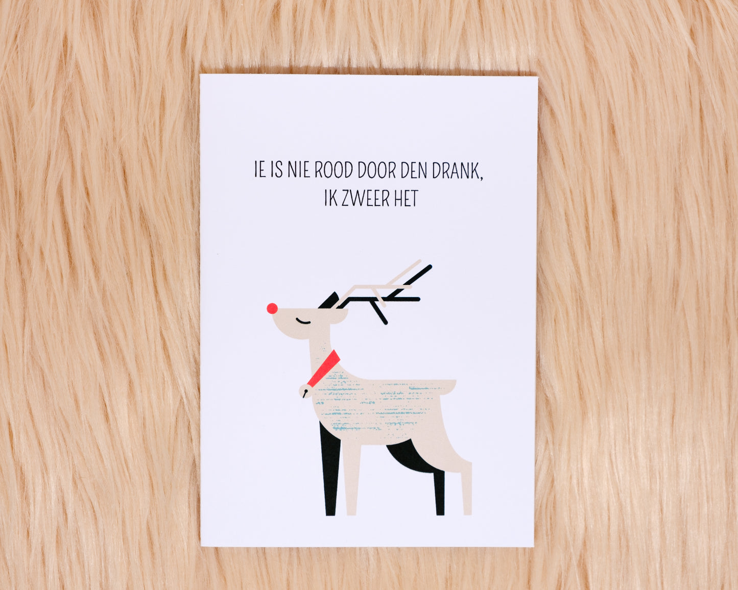 Ie is nie rood door den drank, ik zweer het