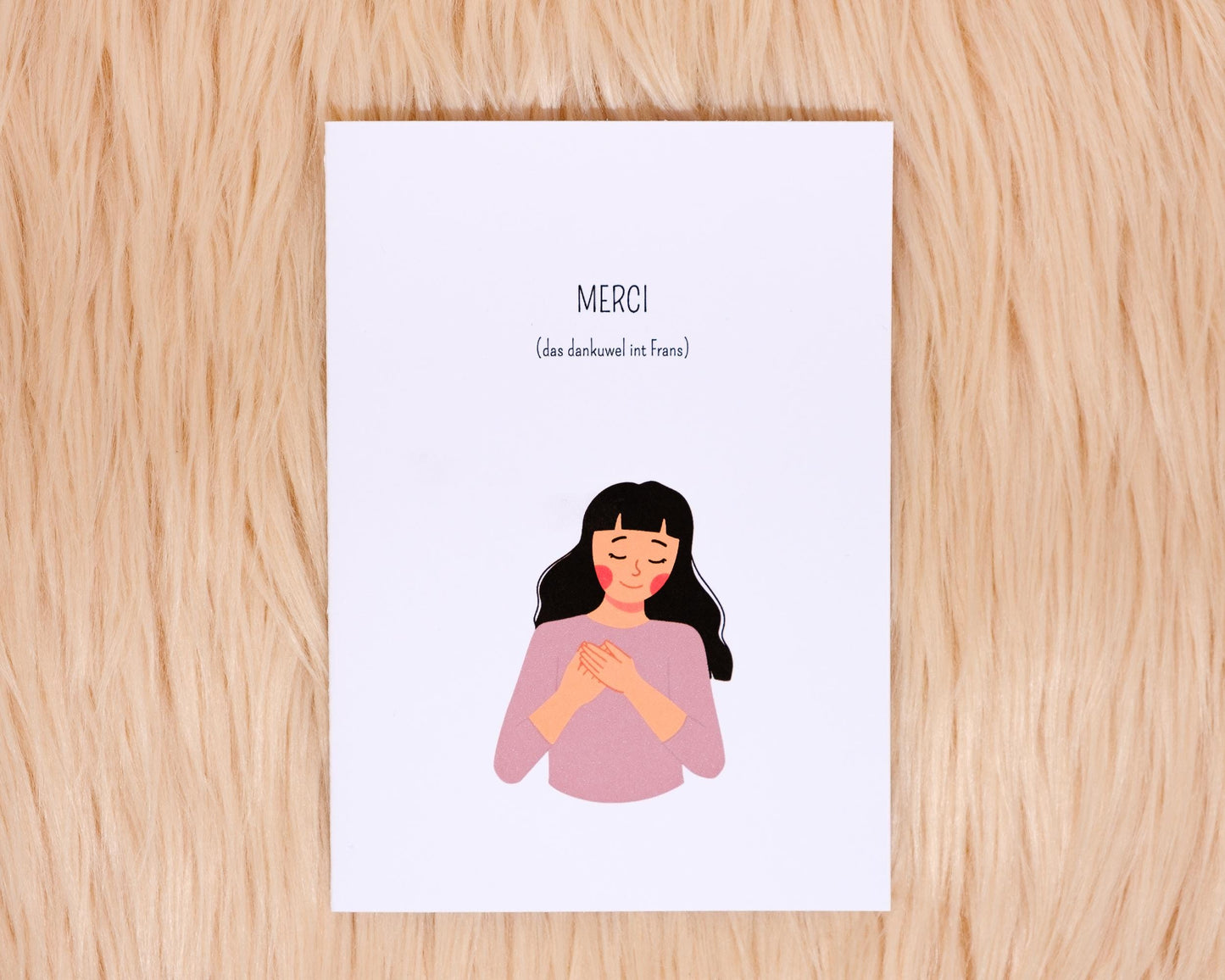 Merci (das dankuwel int Frans)