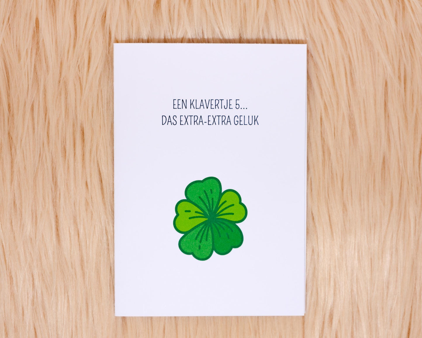 Een klavertje 5... Das extra-extra geluk