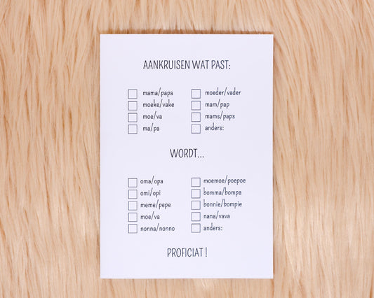 Jullie worden grootouders!