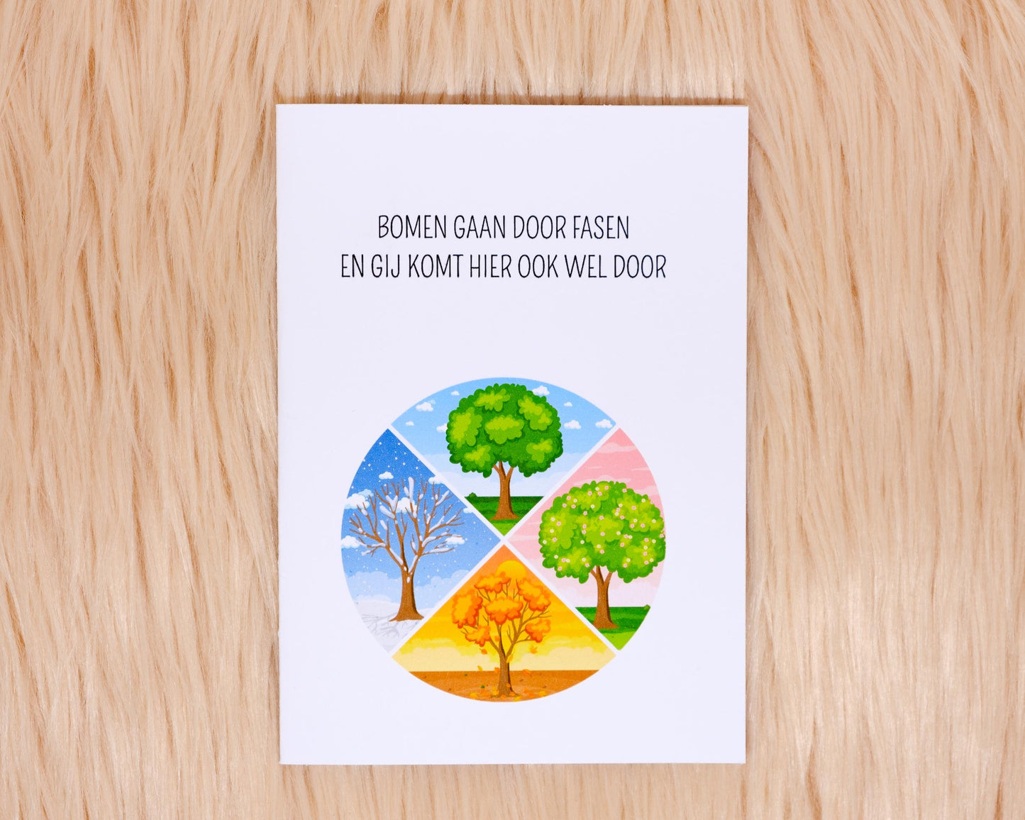 Bomen gaan door fasen, en gij komt hier ook wel door