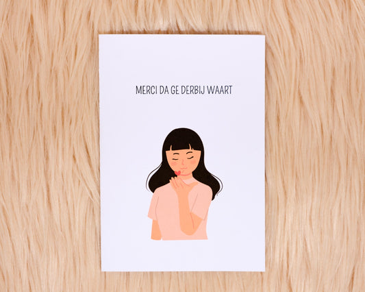 Merci da ge derbij waart
